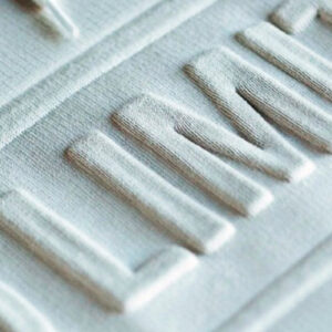 Estampación textil emboss